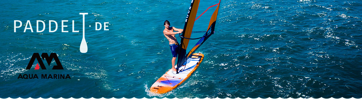 AQUA MARINA - SUP Boards - mit Windsurf Option - WindSUP auf Paddelt.de - Paddelt mit uns!