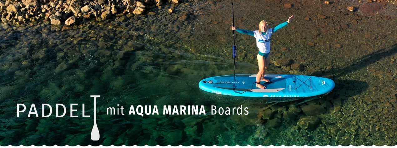 Paddelt mit AQUA MARINA SUP boards  - Paddelt.de - Paddelt mit uns!
