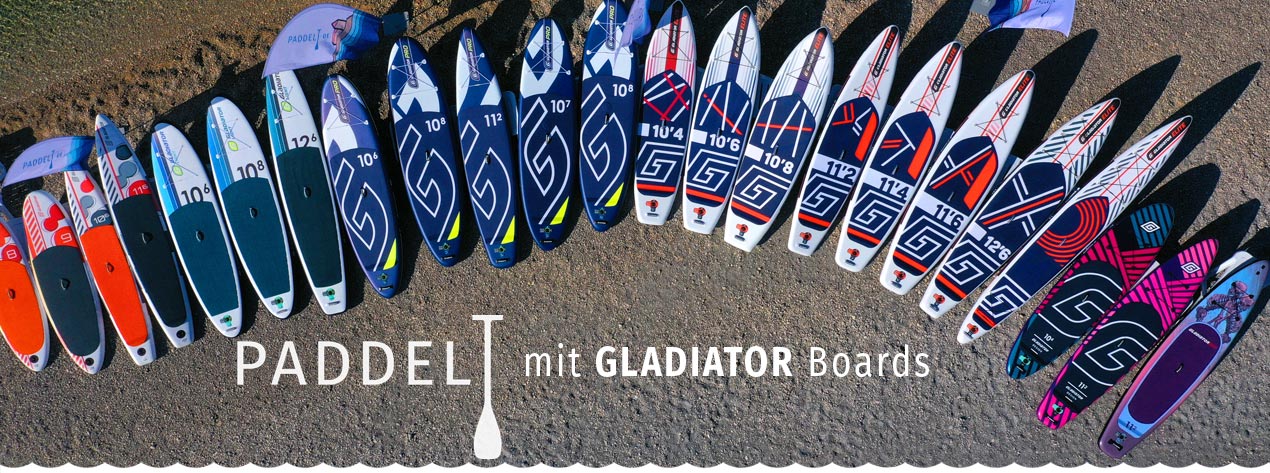 Paddelt mit GLADIATOR SUP boards  - Paddelt.de - Paddelt mit uns!