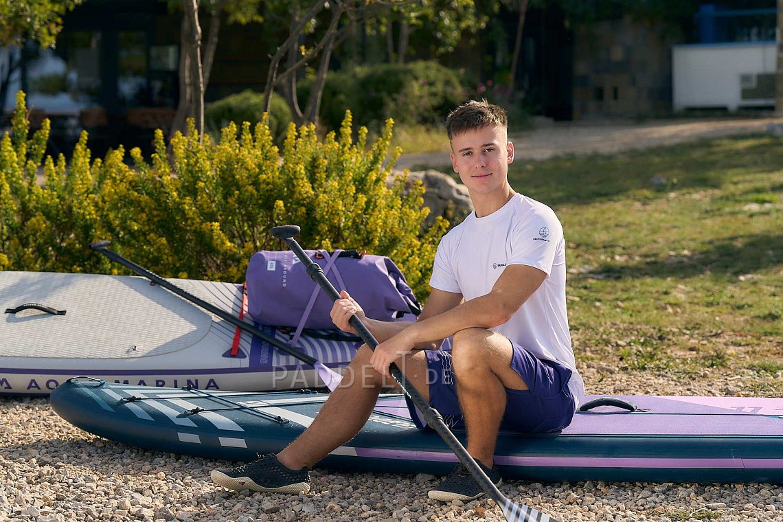 Herren Outfit 1 - Violett - lycra krátký, MMA-Shorts fürs sup-board