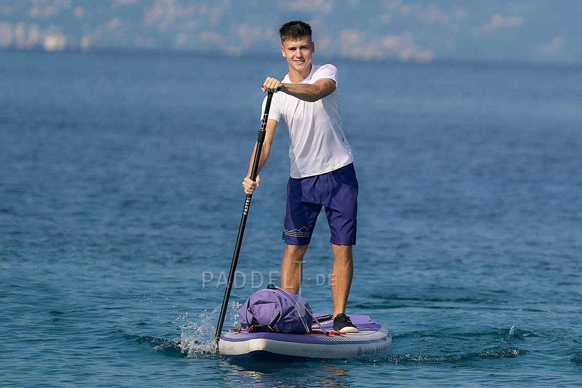 Herren Outfit 1 - Violett - lycra krátký, MMA-Shorts fürs sup-board