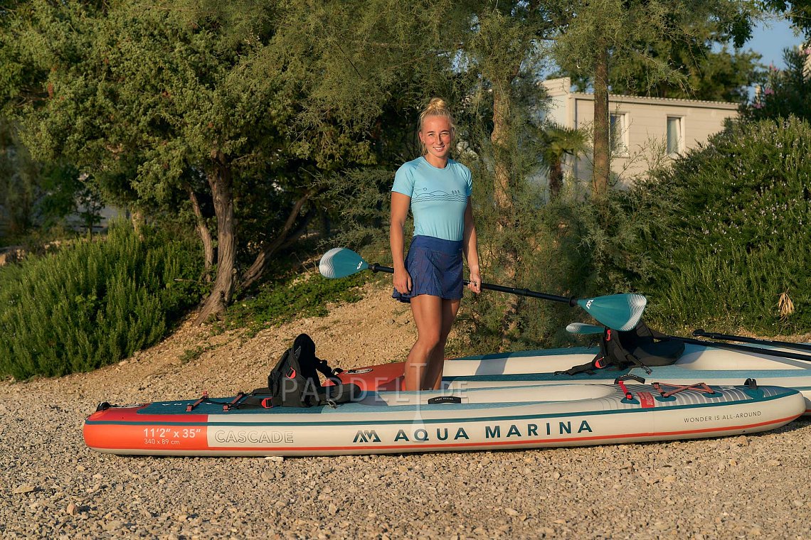 SUP-Kajak AQUA MARINA CASCADE 2024 - jetzt auch als Version für zwei Personen