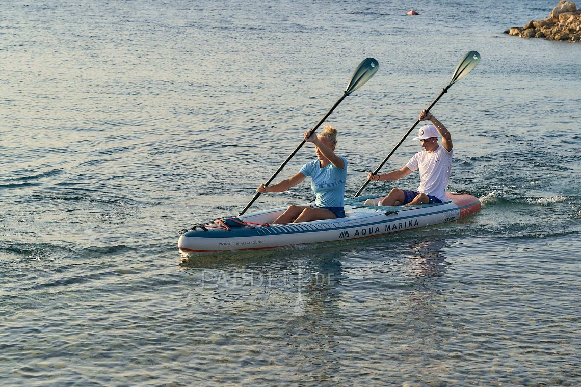 SUP-Kajak AQUA MARINA CASCADE 2024 - jetzt auch als Version für zwei Personen