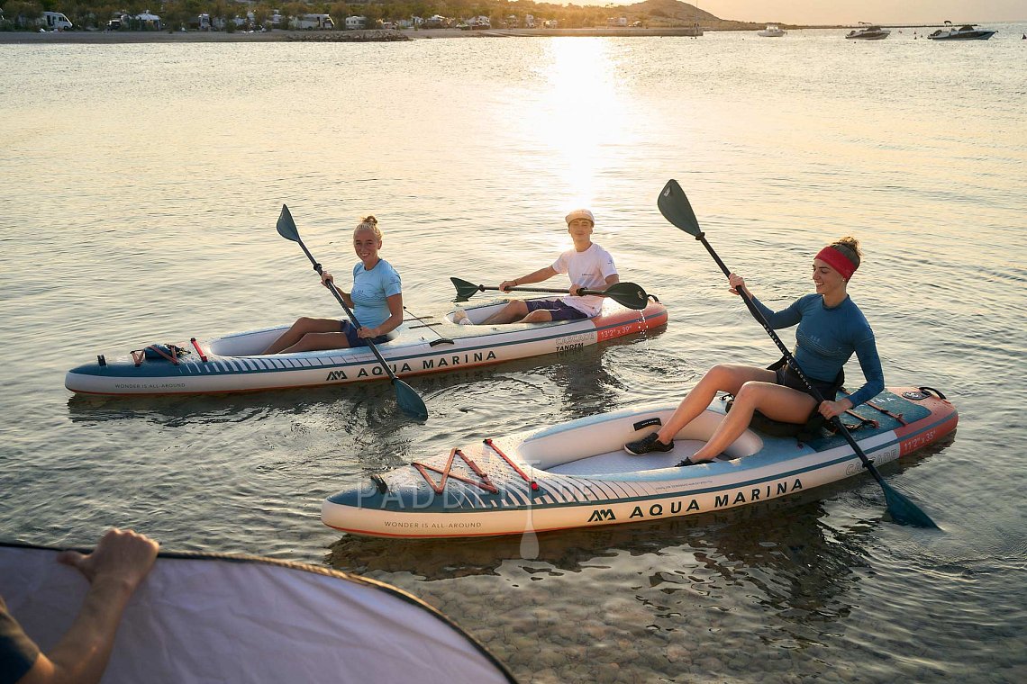 SUP-Kajak AQUA MARINA CASCADE 2024 - jetzt auch als Version für zwei Personen