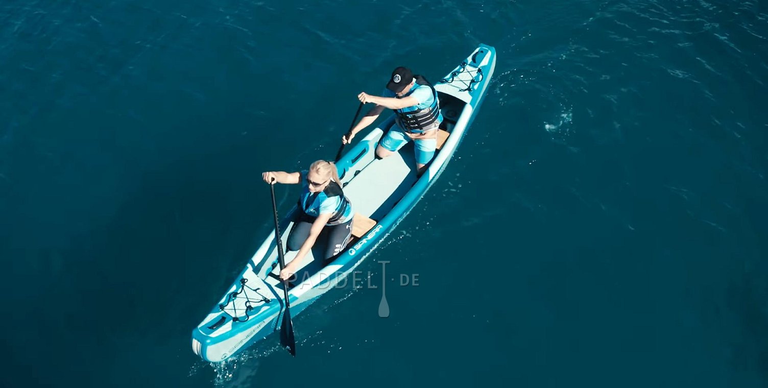 Rezension des aufblasbaren Kajaks MOLVENO 430