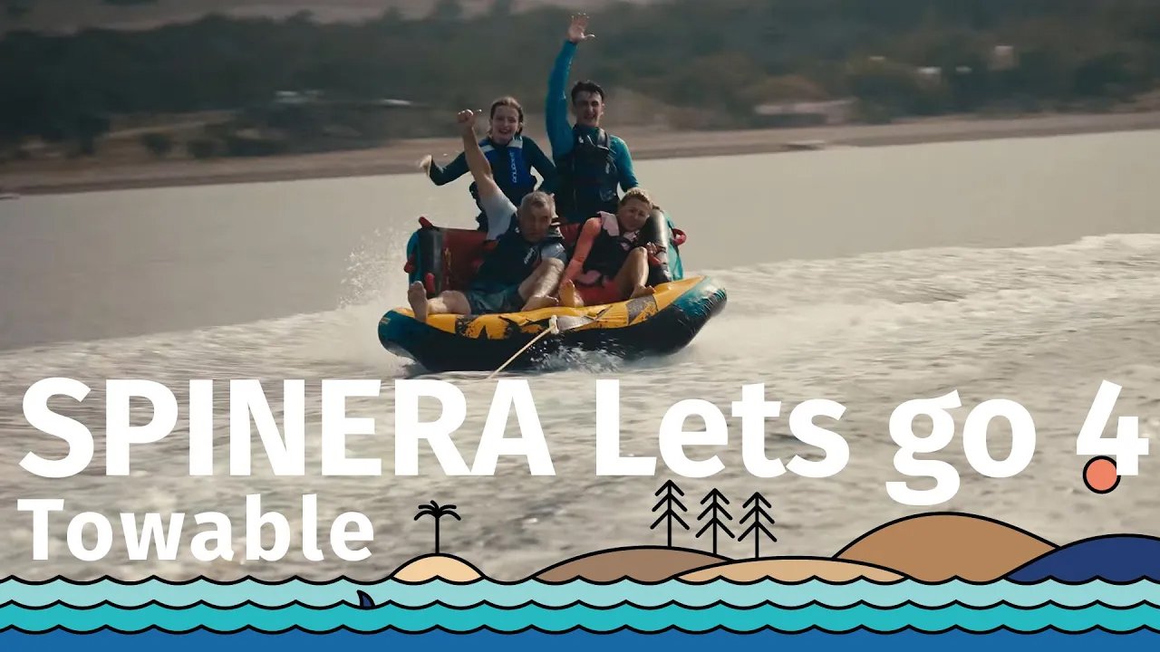 Video Tube SPINERA LET'S GO FAMILY 4 Towable für 4 Personen