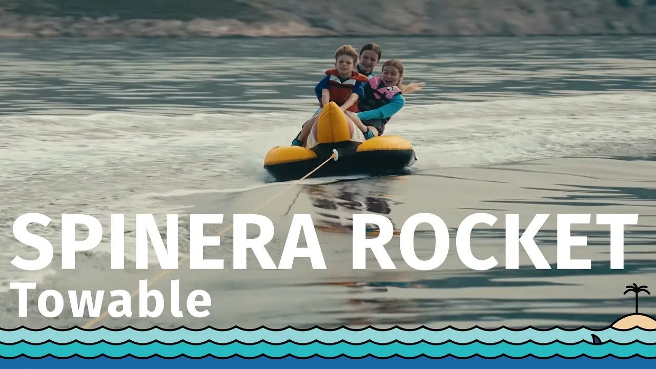 Video Tube SPINERA ROCKET 3 Towable - Bananenboot für 3 Personen