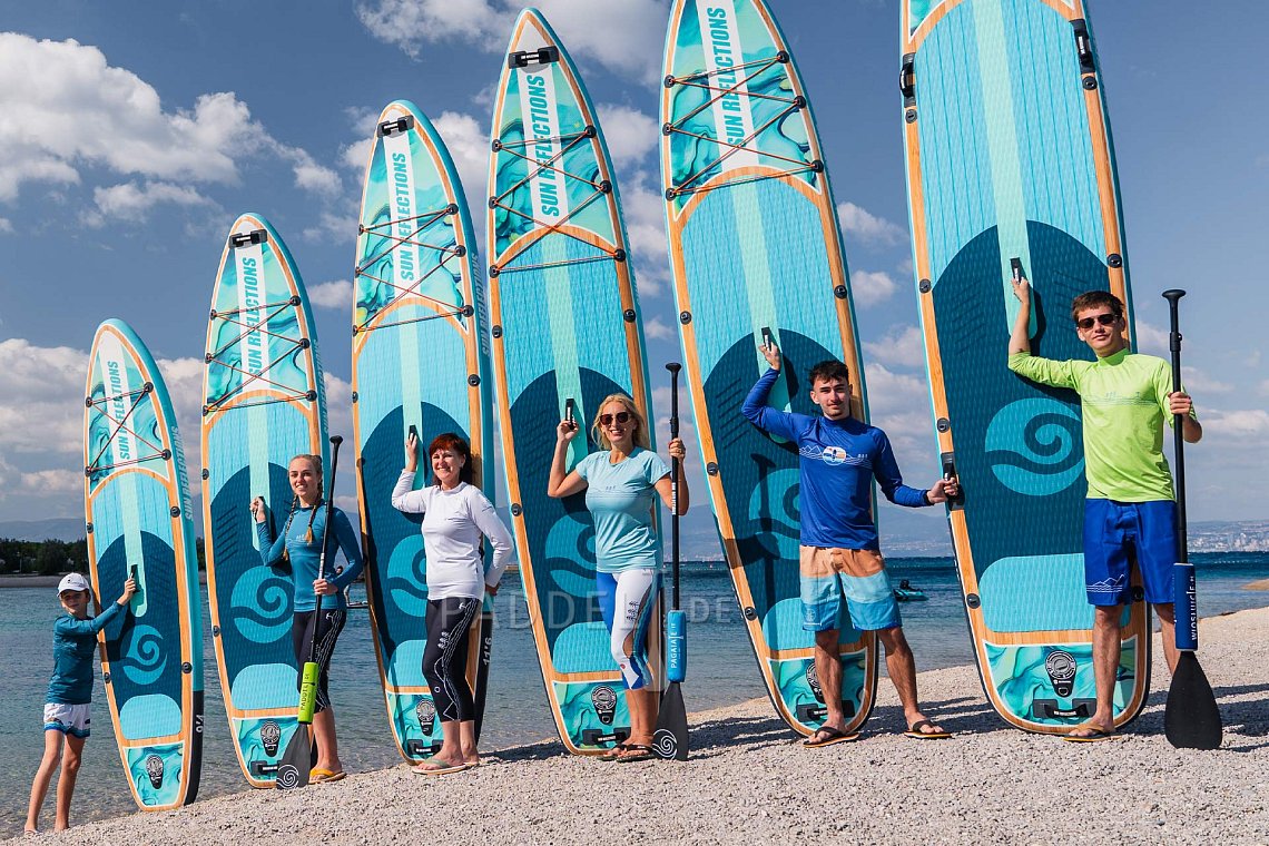 Herren Outfit 4 – Neon Grün – SUP GLADIATOR PRO, Lycra, COOL Flip-Flops