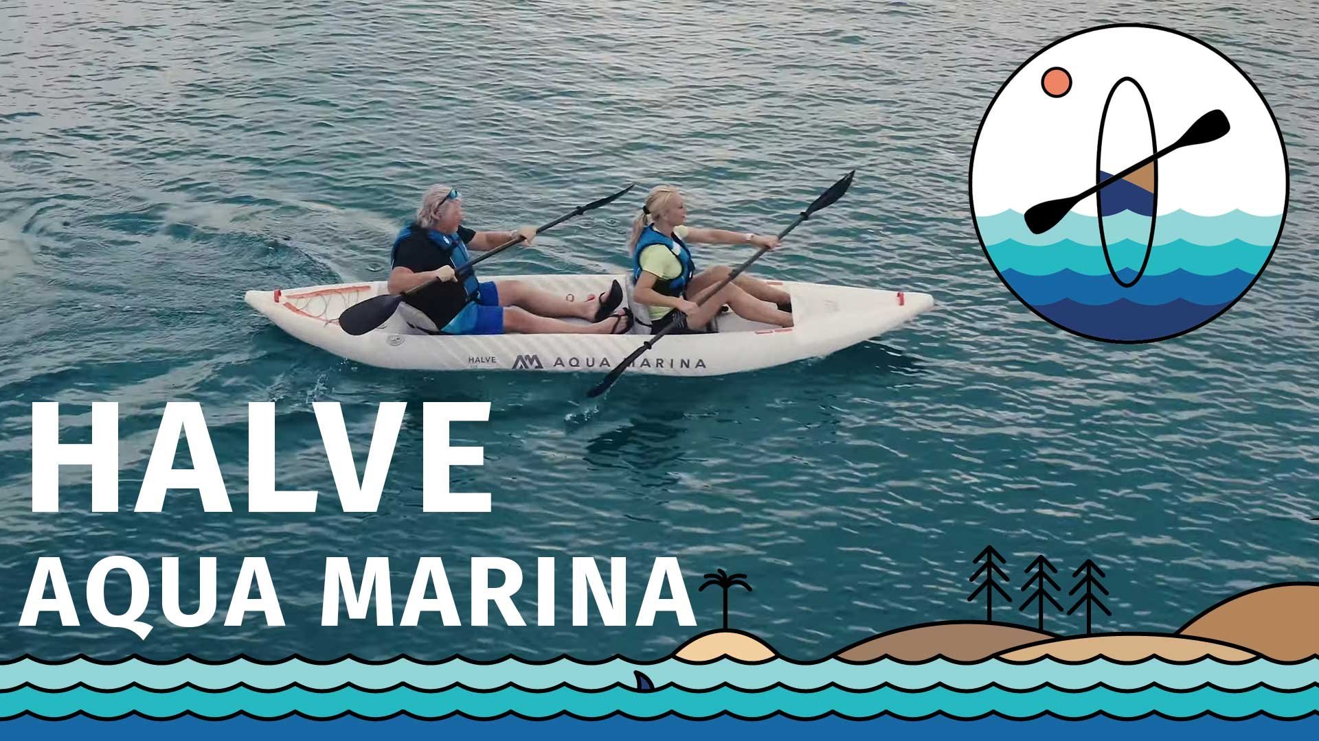 Superleichtes aufblasbares Kajak AQUA MARINA HALVE