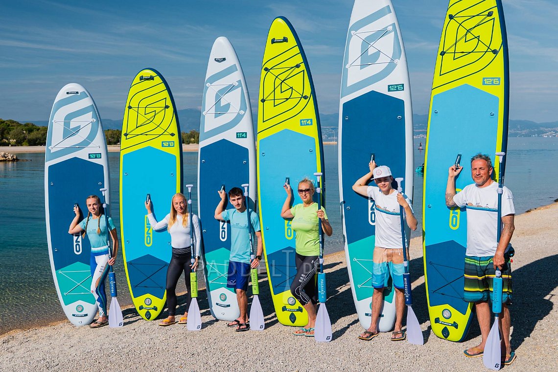 Damen Outfit 5 – Neon Grün – SUP GLADIATOR PRO, Lycra, COOL Flip-Flops