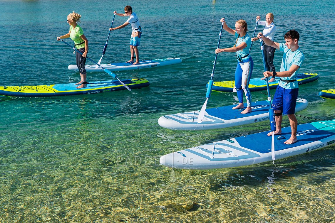 Damen Outfit 5 – Neon Grün – SUP GLADIATOR PRO, Lycra, COOL Flip-Flops