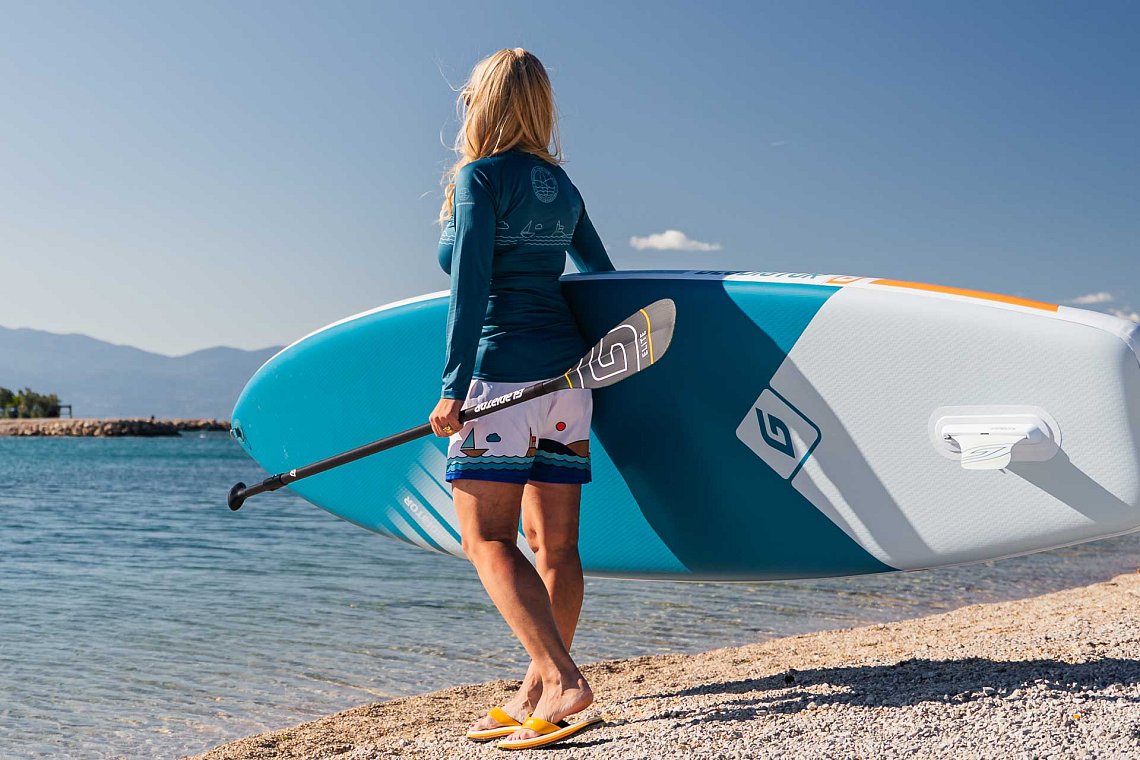 Damen Outfit 9 – Türkis – SUP GLADIATOR PRO, Lycra, COOL Flip-Flops