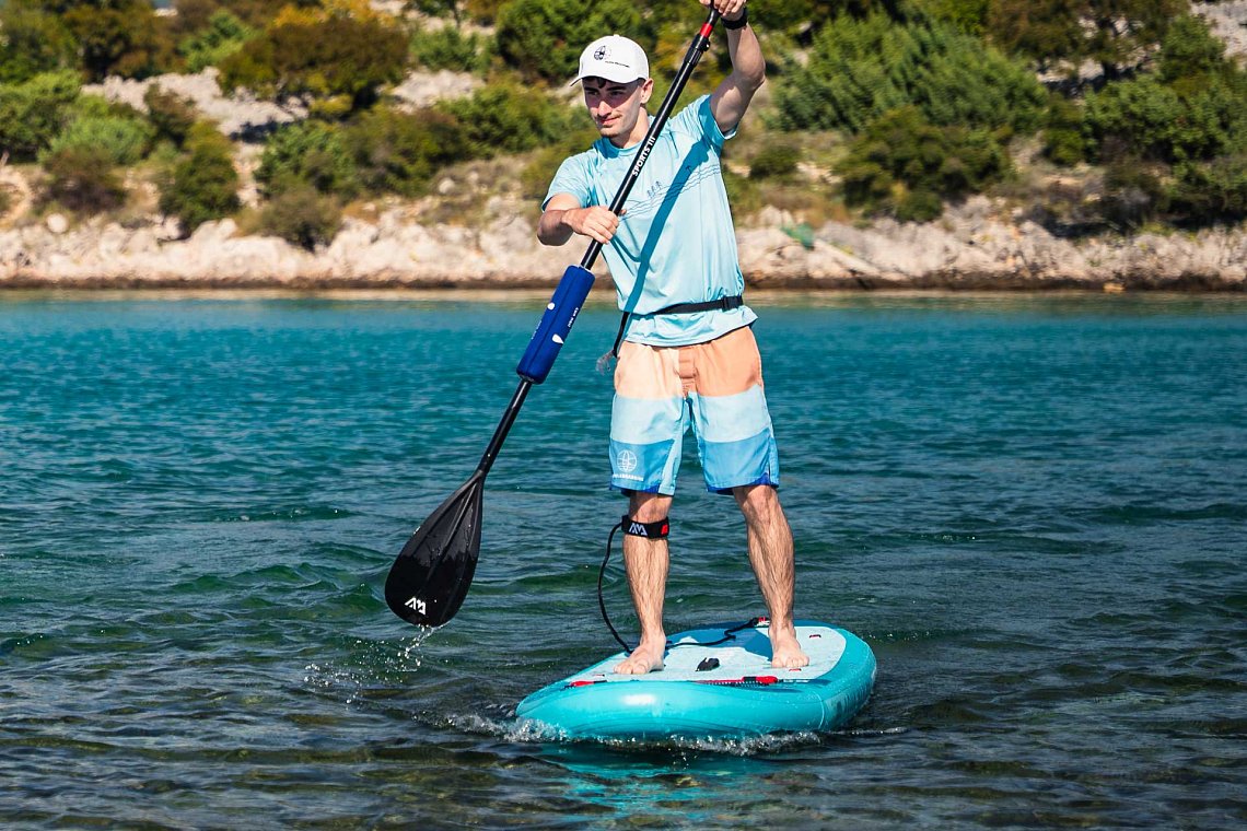 Damen/Herren Outfit 1 – Türkis – SUP AQUA MARINA