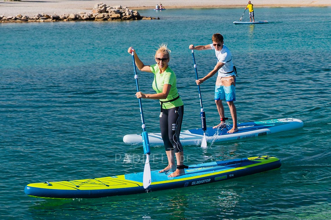 Damen Outfit 5 – Neon Grün – SUP GLADIATOR PRO, Lycra, COOL Flip-Flops