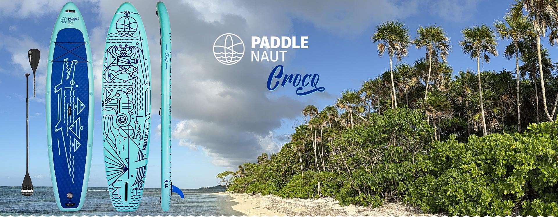 PADDLENAUT Croco - Aufblasbare Stand Up Paddle Boards nach Marke