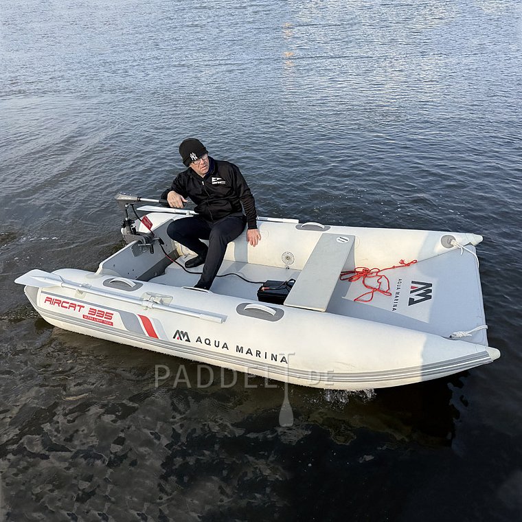 Test motoru WATERSNAKE PRIME 70 na člunu AIRCAT 330