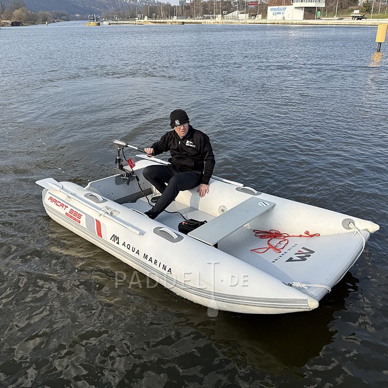 Test motoru WATERSNAKE PRIME 70 na člunu AIRCAT 330