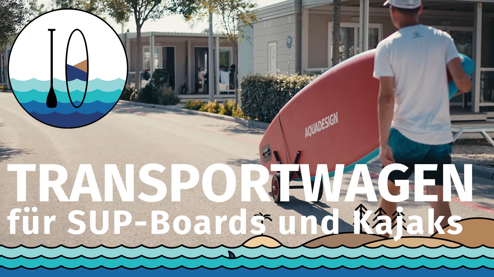 Transportwagen für SUP-Boards