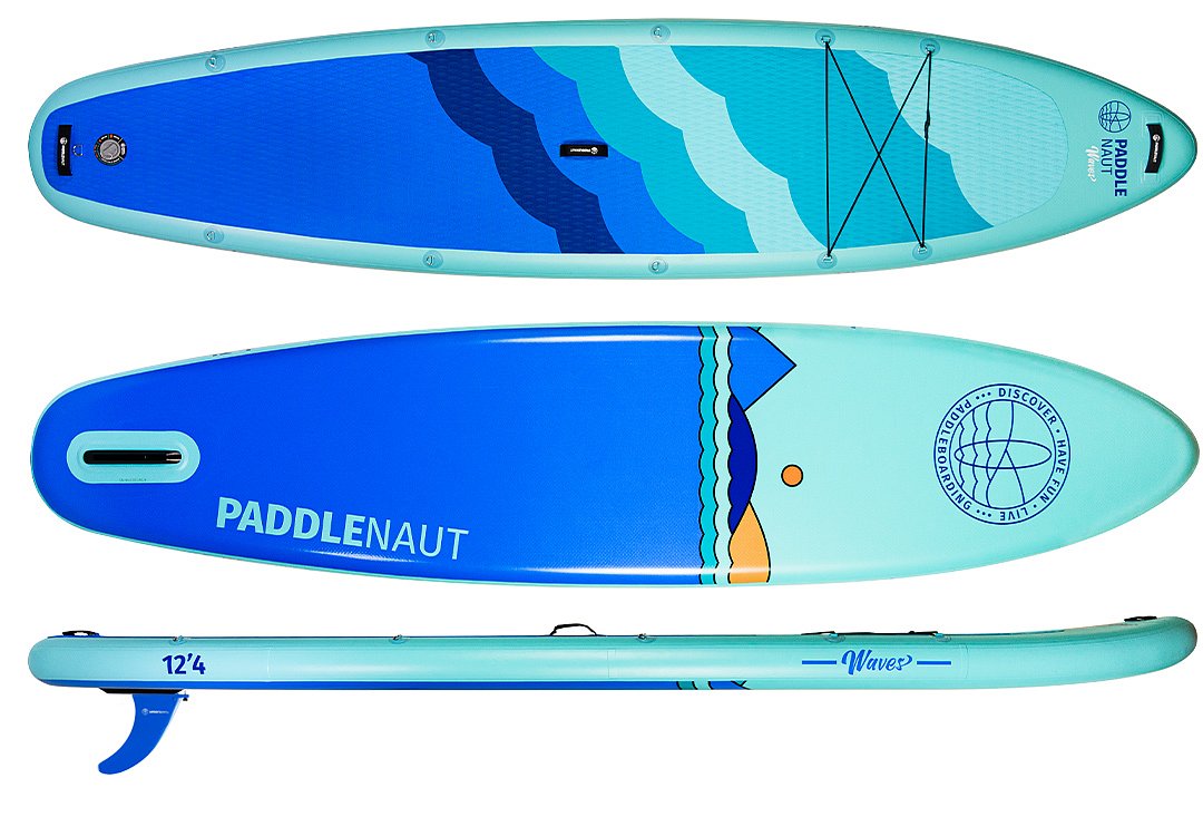 SUP PADDLENAUT MULTI 12'4 - für Fahrten zu zweit, multi person