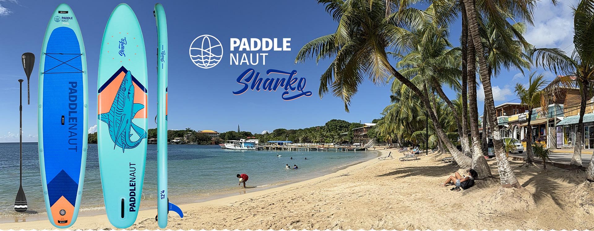Wir stellen unsere limitierte Edition von PADDLENAUT SHARKO SUP-Boards vor.
