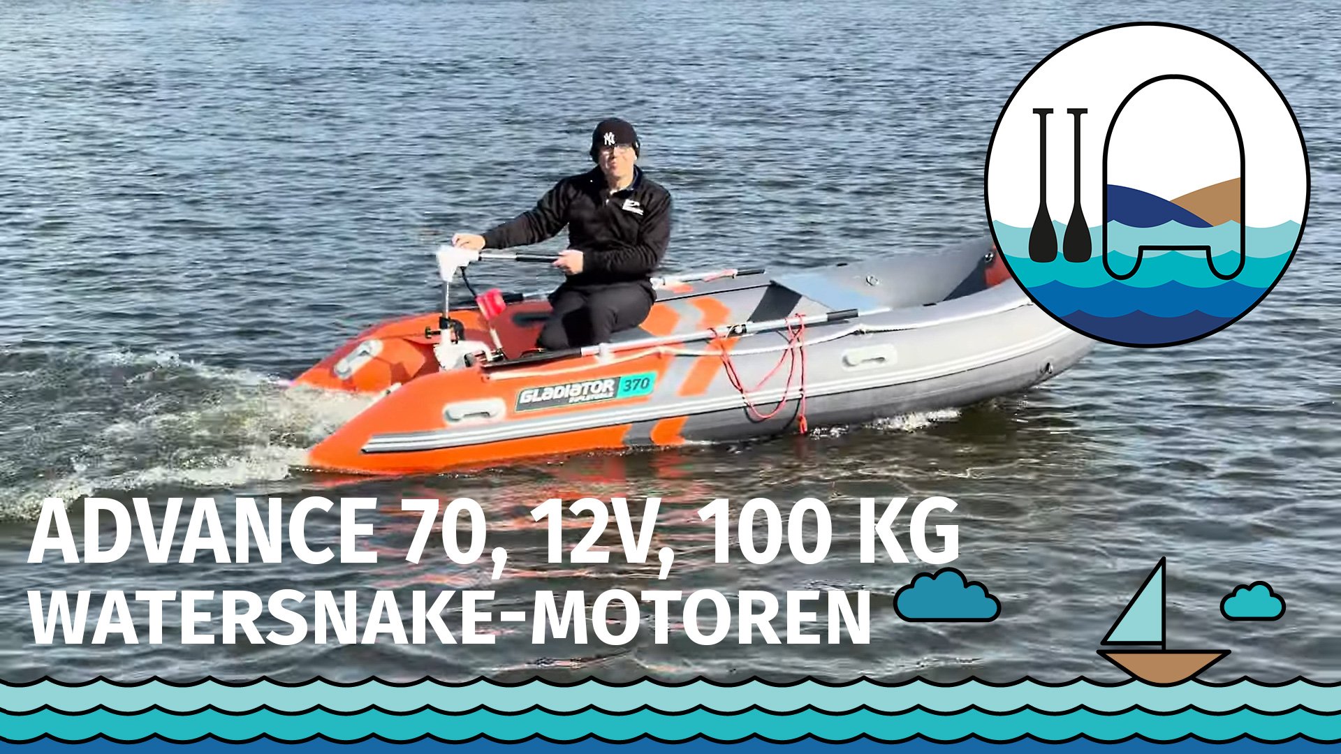 Elektro-Außenborder WATERSNAKE ADVANCE 70/36…