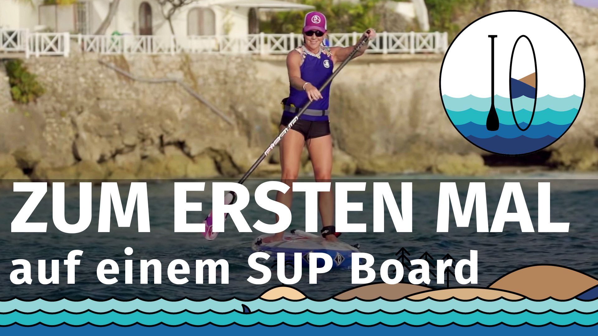 Zum ersten Mal auf dem SUP