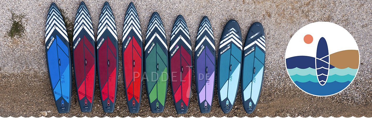 SUP Boards GLADIATOR PRO - PADDELT.DE - Paddelt mit uns! 