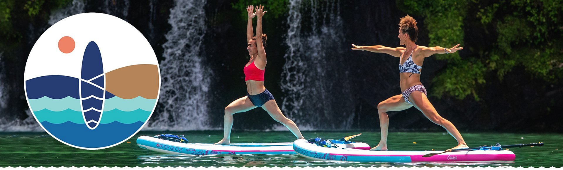 SUP Boards für Übungen auf dem Wasser – FITNESS BOARDS