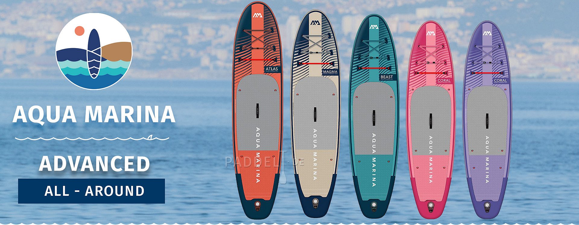 Aufblasbares SUP Boards - AQUA MARINA - ALL-AROUND ADVANCED