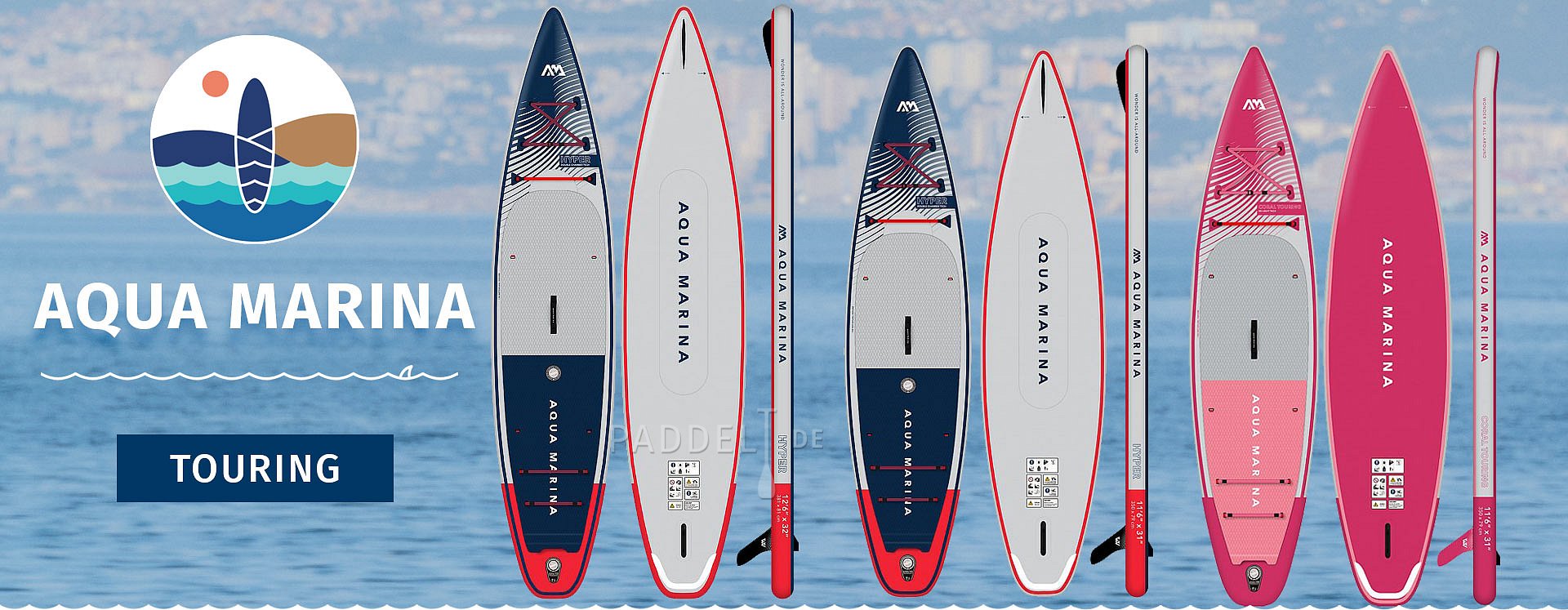 Aufblasbares SUP Boards - AQUA MARINA- TOURING
