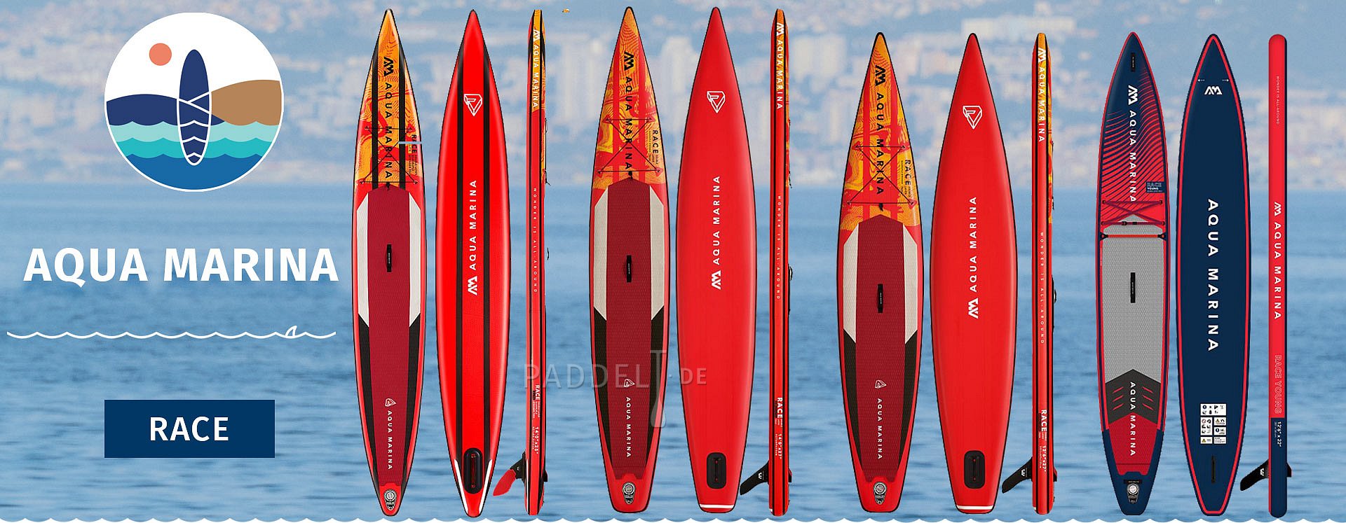 Aufblasbares SUP Boards - AQUA MARINA - RACE