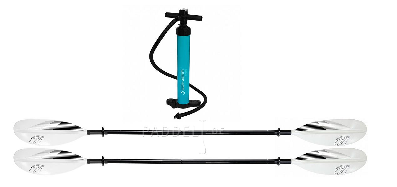 Kayak Set - SPINNERY - SUPKAYAK - 2 padd+pump