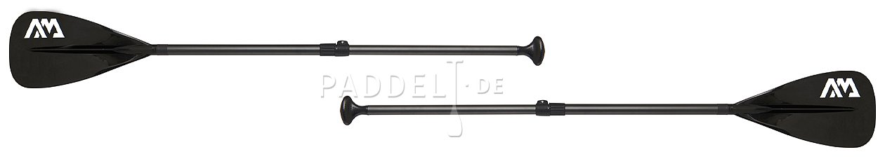 With Paddle - 2x canoe padle