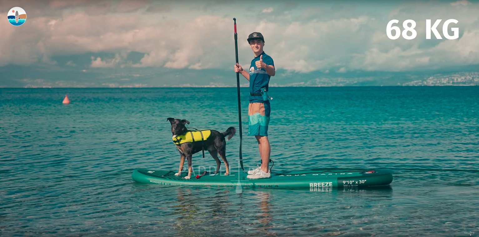 Test des SUP-Boards AQUA MARINA BREEZE 2023