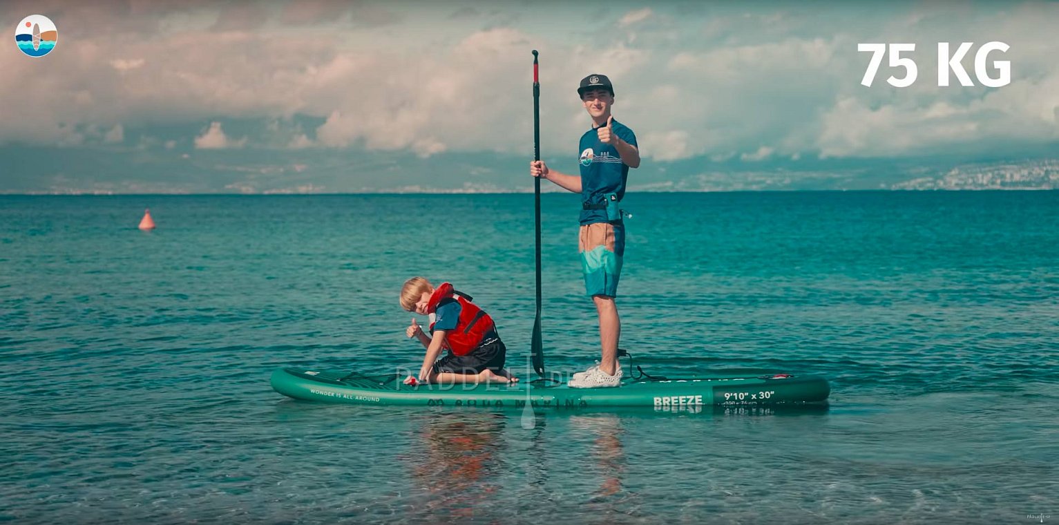 Test des SUP-Boards AQUA MARINA BREEZE 2023