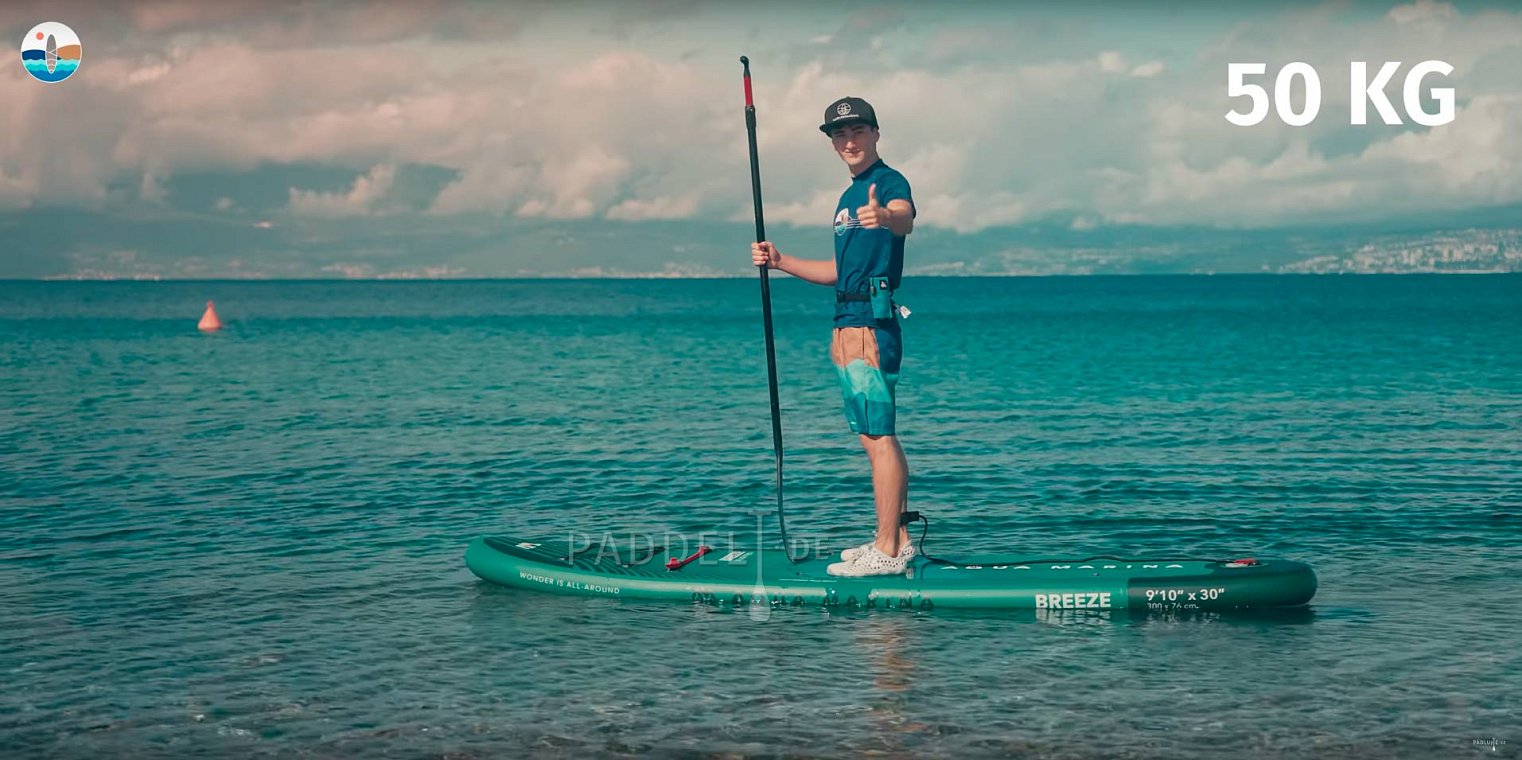 Test des SUP-Boards AQUA MARINA BREEZE 2023