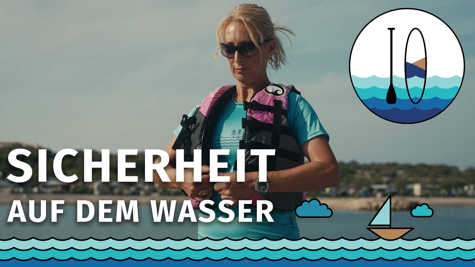 Sicherheit auf dem Wasser, paddelt sicher!