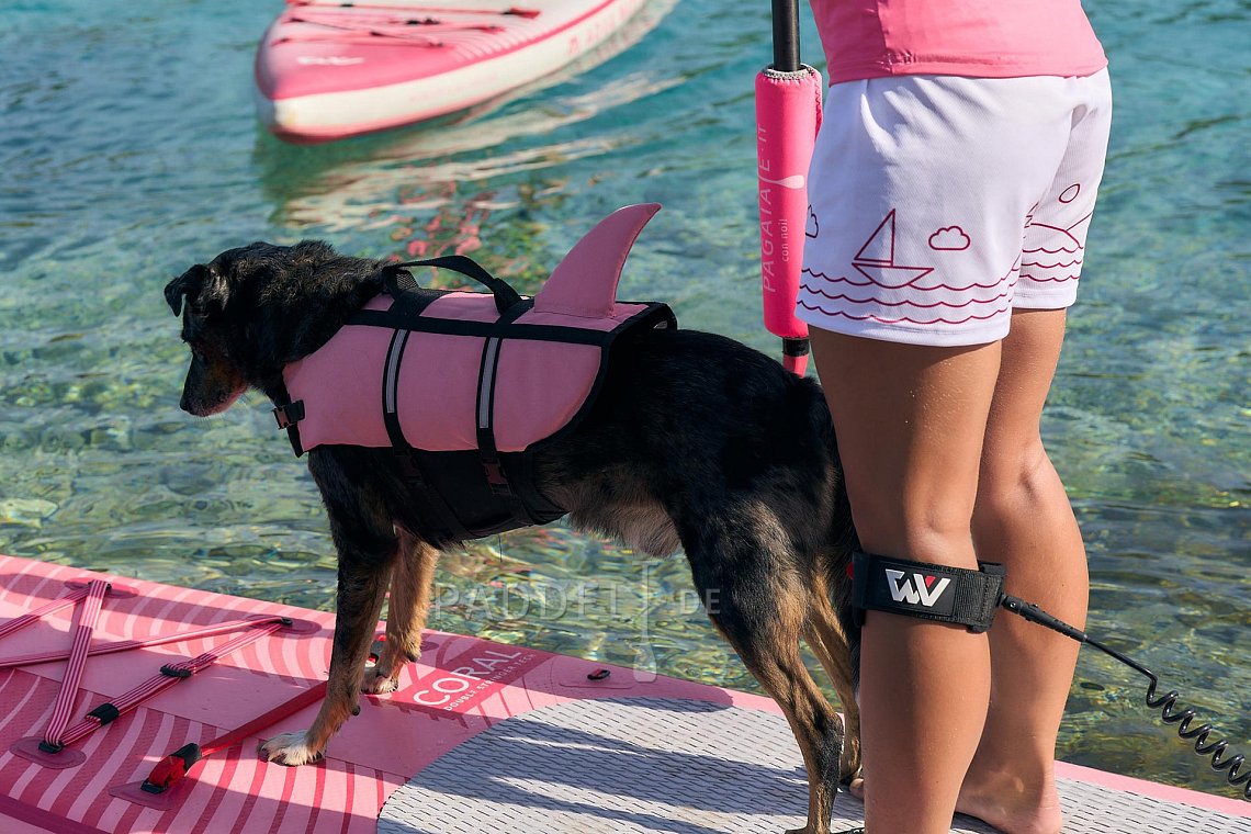 Damen Outfit 1 - Rosa - lycra krátká, loose fit shorts