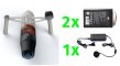 Grund-Set - 2x Akku, 1x Ladegerät