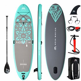 SUP AQUA MARINA DHYANA 11'0 Yoga -aufblasbares Stand Up Paddle Board