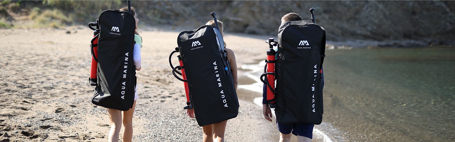 AQUA MARINA ZIP BACKPACK Rucksack für aufblasbare SUP Boards