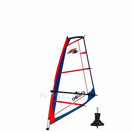 F2 CHECKER RIG Segel für das WindSUP und Windsurfboard