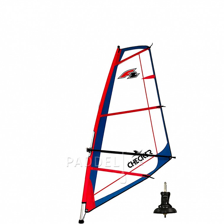 F2 CHECKER RIG Segel für das WindSUP und Windsurfboard
