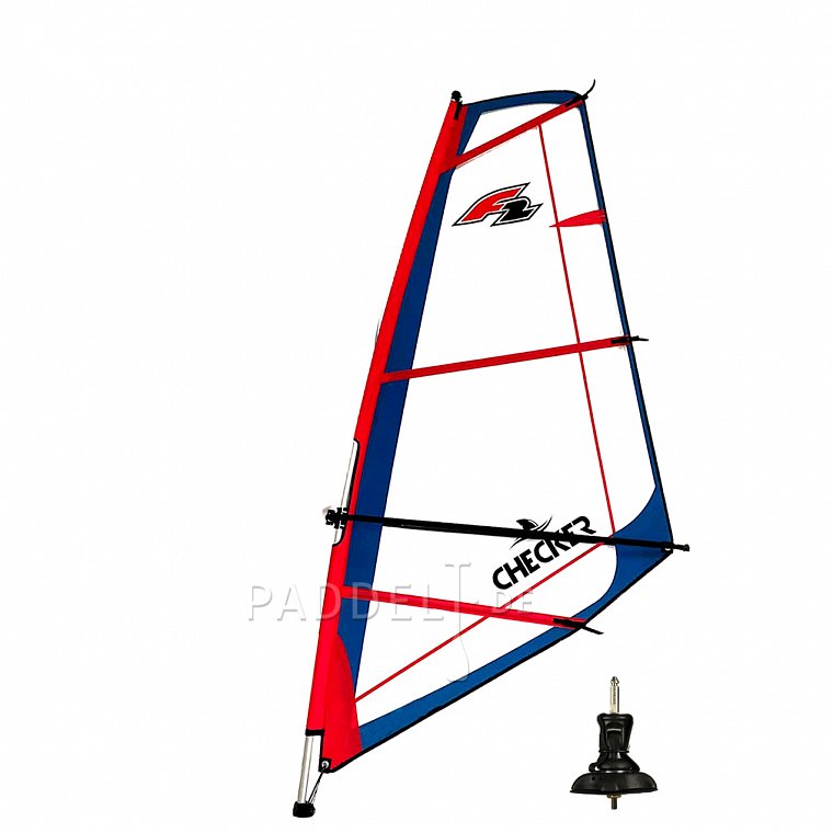 F2 CHECKER RIG Segel für das WindSUP und Windsurfboard