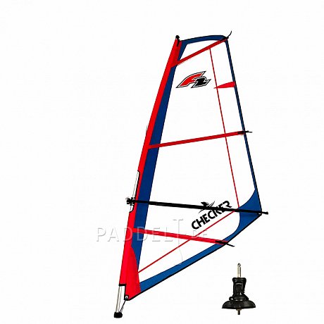 F2 CHECKER RIG Segel für das WindSUP und Windsurfboard