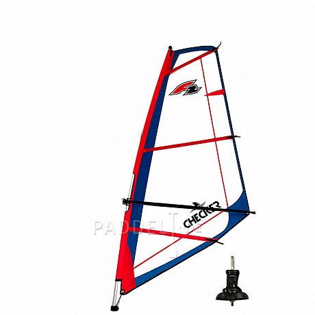 F2 CHECKER RIG Segel für das WindSUP und Windsurfboard