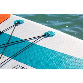 SUP AQUADESIGN ROLLING 11 mit Paddel - aufblasbares Stand Up Paddle Board