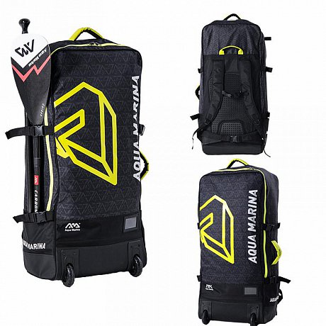 AQUA MARINA LUGGAGE BAG 90 l Rucksack mit Rollen für SUP Boards