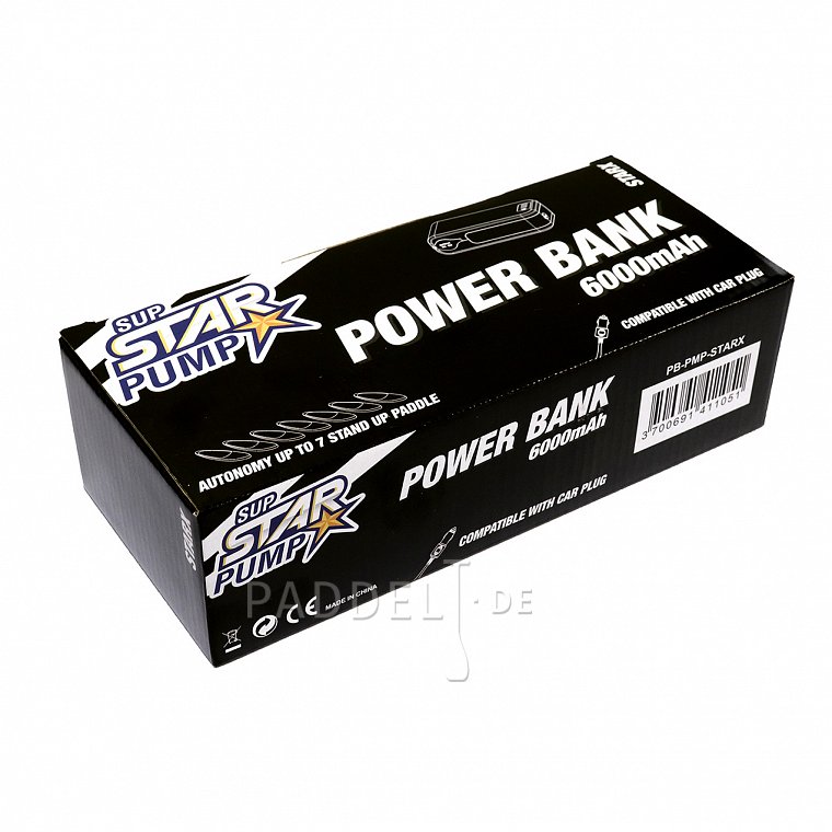 STAR POWER BANK 6000mAh externer Zusatz-Akku für 12V für SUP Pumpen