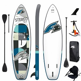 SUP F2 STEREO 10'5 - aufblasbares Stand Up Paddle Board